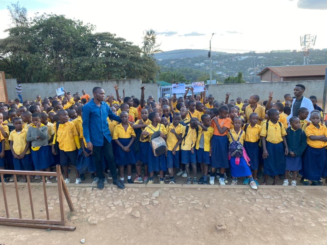 EP Kimihurura students participating in Global Day of Action 2026